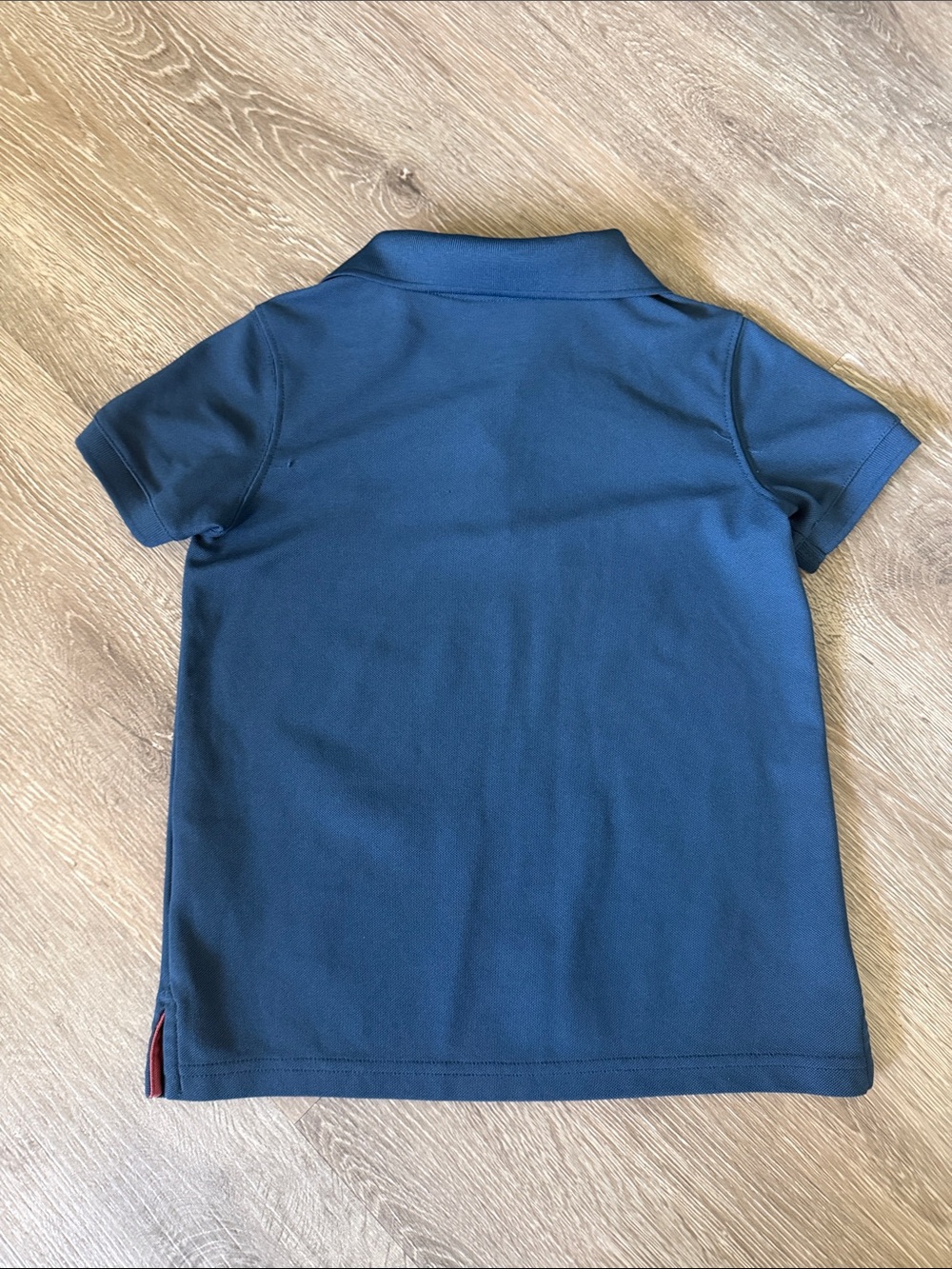 crown & ivy Navy Polo with Pink Contrast Trim - Picture 4 of 4